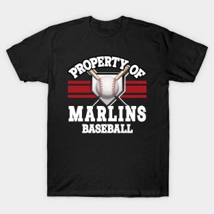 Proud Name Marlins Graphic Property Vintage Baseball T-Shirt